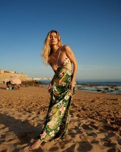 Nova Tendência Sexy One Piece Biquíni Cover up Cruzado Luxo Swimsuit Mulheres Personalizado Respirável Floral Trajes De Banho Com Cover Ups
