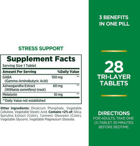 Comprimés d'Ashwagandha pour un sommeil profond les plus compétitifs, comprimés de mélatonine, comprimés pour le soutien du sommeil contre le stress, capsules - Product Image 2