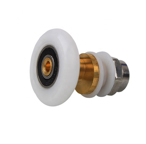 25mm einzelne exzentrische Kupferrollen-Dusch tür Kunststoff-Rollen räder Duschtür-Lager räder - Product Image 2