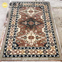 Motif de tapis en marbre fait à la main Art mural en mosaïque au jet d'eau pour la décoration intérieure