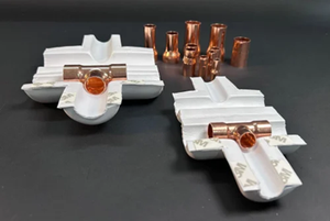 T Type VRF Copper Refjoint Air Conditioner Copper Branch Pipe Connector Refrigeration HVAC Installation Fitting <b>Kit</b> - Product Image 3