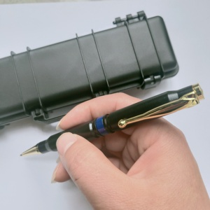 Bullet Style Man Tactical Pen Heavy Brass Cool Matte Black Personalized Ball Pen for <strong>Teacher</strong> Boyfriend 4S Club Business Farther - Product Image 5