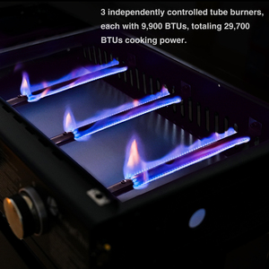 Miire prix usine 3 brûleurs <span class=keywords><strong>en</strong></span> acier inoxydable plaque chauffante à gaz <span class=keywords><strong>Plancha</strong></span> Grill Barbecue extérieur commercial <span class=keywords><strong>pour</strong></span> fête mobile - Product Image 4