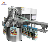 Machine de remplissage et de bouchage automatique à buse unique pour sachets Doypack (tomate, jus, yaourt, détergent) – Personnalisation de sacs
