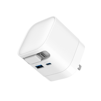 Nouveau chargeur rapide GaN PD 65W 2026 avec prise US portable et câble de 1,5 m pour ordinateur portable et téléphone