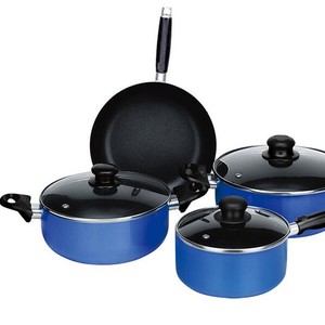 <strong>TELAMON</strong> Durable 7 pcs kitchen set Multi-purpose Pressed Nonstick Cookware Set Wholesale Kitchenware set - Product Image 1