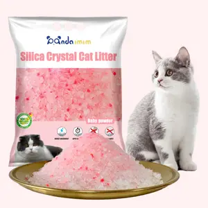 OEM /ODM 고양이 쓰레기 공급 업체 마이크로 블루 크리스탈 고양이 모래 3.8L 크리스탈 벌크 고양이 모래