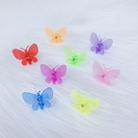 Support d'orchidée en plastique pour fleurs de vigne Clips papillon colorés