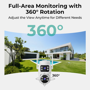 2K Dual Lens Outdoor <b>WiFi</b> <b>Security</b> <b>Camera</b>, OEM ODM Custom Logo Fast Lead Time, PTZ <b>Camera</b> Bulk Supply for Distributor & Reseller - Product Image 2