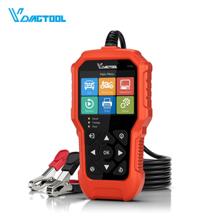 Probador de Baterías de Auto VDIAGTOOL BT500 12V/24V para Baterías VRLA, GEL, <span class=keywords><strong>AGM</strong></span>, EFB, Comprobación de Salud de Baterías de Arranque Sumergidas Regulares 5-3000CCA - Product Image 1