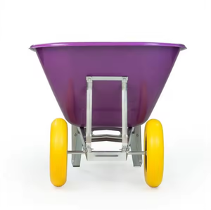 Estilo europeu Heavy Duty Handle Carrinho De Mão WB9600 200L Bandeja Plástica Industrial Jardim Uso Ferramentas De Construção Popular - Product Image 3