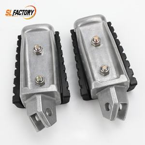 ยามาฮ่า VJ700 XJ700S XV700 <span class=keywords><strong>XV750</strong></span> XV920 XV1100 ที่พักเท้าคนขับมอเตอร์ไซค์  อะลูมิเนียมและยาง ซ้ายขวา - Product Image 6