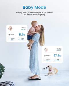 घरेलू स्मार्ट बॉडी फैट स्केल वजन स्केल डिजिटल स्केल बॉडी संरचना विश्लेषक घरेलू आयताकार व्यक्तिगत पैमाने - Product Image 6