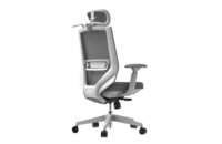 Chaise de bureau ergonomique avec appui-tête 3D et soutien lombaire réglable pour le personnel de bureau