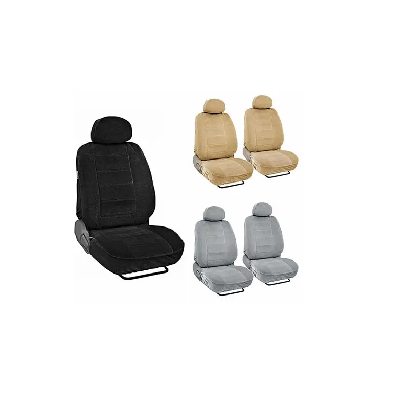 Fabrik Großhandel benutzer definierte Farbe Universal Velvet Car Chair Sitz bezug für Auto Fluffy