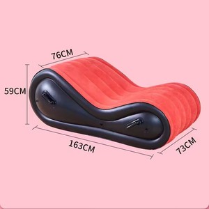 Sofá Cama Sexual de PVC, Muebles <span class=keywords><strong>Sexuales</strong></span>, Cojín de Aire, Silla Sexy BDSM para Parejas, Chaise Longue Roja, Sofás Inflables Grandes para Sala de Estar - Product Image 5