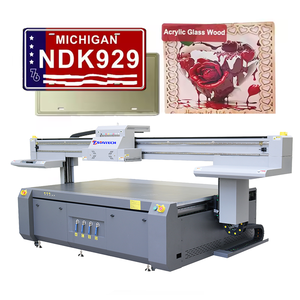 <span class=keywords><strong>Imprimante</strong></span> à jet d'encre 2513UV <span class=keywords><strong>Imprimante</strong></span> à plat à grande vitesse UV grand format 2.5*1.3M LED avec CF3R Gen5 Gen5i I3200 pour verre métal plastique - Product Image 1