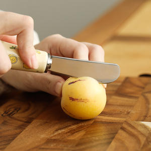 الفولاذ المقاوم للصدأ البسيطة سكين الزبد لطيف الخبز ونخب انتشار سكين - Product Image 2