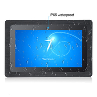 Ventana 8 Pantalla táctil Todo en uno Panel de tableta Pc Caja de computadora 7 "Estructura de aluminio Sistema y software OEM