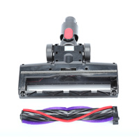 Brosse à rouleaux électrique motorisée avec lumière LED, pièces d'aspirateur, buse pour sols et tapis V7 V8 V10 V11