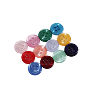 Boutons de chemise en résine perlée nacrée à dos plat, 4 trous, 21 couleurs, taille personnalisable, pour chemises homme et femme