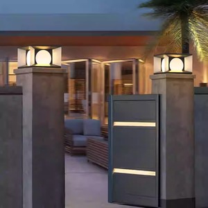 Lámparas Solares para Postes, Impermeables, LED, para Jardín, Patio, Villa, Valla - Product Image 2