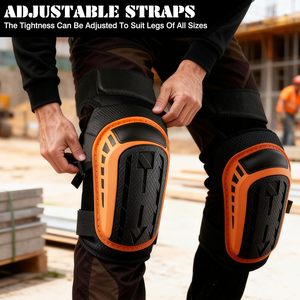 2 protectores de rodilla para trabajo al aire libre, construcción, carpintería, jardinería, ciclismo, protección de piernas para hombres y mujeres, almohadillas de soporte para rodillas - Product Image 6