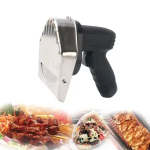 Thickness Adjustable Gyro Knife Wireless Kebab Cutter Commercial Electrical Shawarma Meat Slicer Kebab Cutter