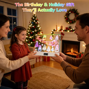 Kids <b>Drawing</b> Toys Set <b>Portable</b> LED <b>Drawing</b> Writing Board Educational Rechargeable Battery for Kids - Product Image 2