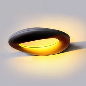 V-TAC VT-811 10W lampada da parete a LED luce indiretta IP20 colore nero 4000K per uso interno esterno moderno corpo in vetro per la camera da letto di casa - Product Image 2