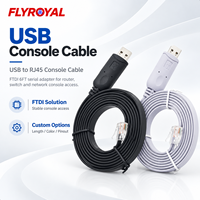 Câble de console USB FTDI 6FT USB-A mâle vers RJ45, adaptateur série, longueur personnalisée, pour routeur, commutateur, réseau, USB vers RJ45