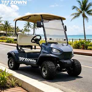 Carrito de Golf Eléctrico de Litio de 72V, 4 Plazas, Neumáticos Grandes Elevados, Certificado CE, Buggy para Turismo en Hoteles y Resorts - Product Image 1