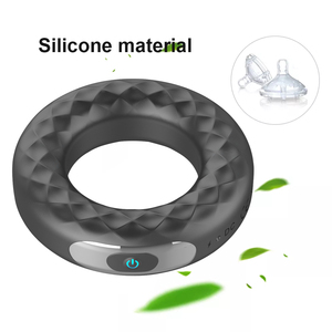 Discrete Mannelijke Masturbatie Plezier Seksspeeltjes Penis Vergroting Vibrerende Haan <span class=keywords><strong>Ring</strong></span> Voor Paar - Product Image 5