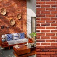 Vente chaude Pierre artificielle en polyuréthane Pierre PU Fausses briques Décoration murale intérieure et extérieure Facile à installer Imperméable