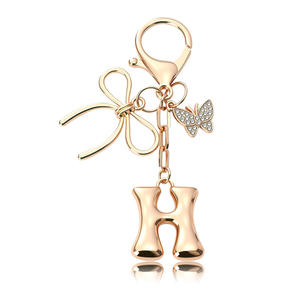 พวงกุญแจโลหะผสมสังกะสีน้ำหนักเบาคุณภาพสูงแบบกำหนดเอง รูปทรงตัวอักษร 3 มิติ สำหรับสินค้าส่งเสริมการขาย - Product Image 4