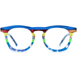 Gafas de acetato Borregls para mujer 2025, nuevo diseñador de marca, montura de gafas redondas de alta calidad, gafas ópticas <span class=keywords><strong>Retro</strong></span> 19342 - Product Image 4