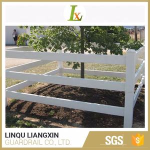 Rail de cheval de clôture en vinyle de qualité supérieure à 3 rails, construction en <span class=keywords><strong>PVC</strong></span> à noyau solide, panneau de clôture extérieur pour centres équestres - Product Image 3