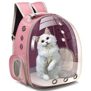 Nouveau Sac à Dos de Transport pour Animaux de Compagnie Pliable et Transparent, Sac de Poitrion Créatif pour Chats et Chiens, Idéal pour l'Extérieur - Product Image 1