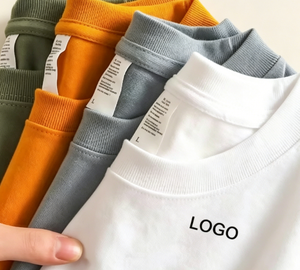 เสื้อยืดผู้ชายทรงโอเวอร์ไซส์ ผ้าคอตตอน 100% หนัก 280gsm 300gsm 320gsm แฟชั่นไหล่ตก - Product Image 3