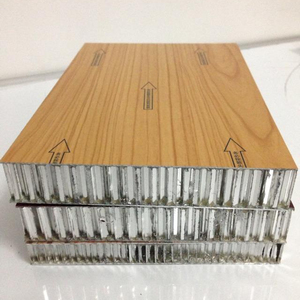 Best Price Wood Grain <strong>Aluminum</strong> <strong>Honeycomb</strong> <strong>Panel</strong> for Building Cladding - Product Image 1