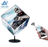 LEDIUP alta definición LED multi cara cubo LED publicidad caja de luz pantalla tienda señalización pantalla