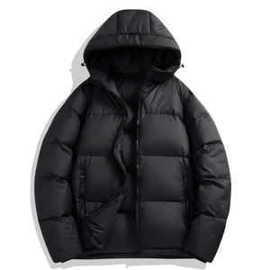 Chaqueta Acolchada de Algodón para Hombre y Mujer, con Capucha, Diseño Impermeable y Cortavientos, Estilo Abrigo Grueso y Cálido para Parejas - Product Image 1