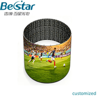 Écran LED flexible BESTAR P2/P3, affichage en rideau, 4K, écran circulaire personnalisé pour intérieur, solution tout-en-un pour la publicité dans les centres commerciaux, les scènes, les bars