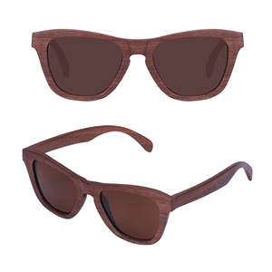 Nuevas Gafas de Sol de Bambú y Madera Roja de Lujo, Unisex, Vintage, Cuadradas, con Diseño Hueco, de una Pieza, Estilo Punk, Retro - Product Image 3