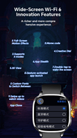 Reloj Inteligente S99 con Red 4G, Android 13, Ranura para Tarjeta SIM, Navegación GPS con IA, Cámara Giratoria de 5MP, Videollamadas Bluetooth