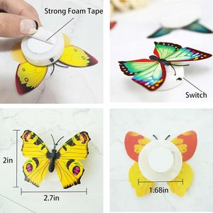 Guirlandes lumineuses LED de Noël en gros pour intérieur et extérieur, décoration maison avec jolies lumières féeriques papillon, veilleuses économiques - Product Image 5