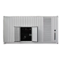 Groupe électrogène diesel conteneurisé HONGHAO HK1200GF de grande capacité 1500KVA/1625KVA/1875KVA, type conteneur, ATS diesel, 1800 tr/min, Weichai