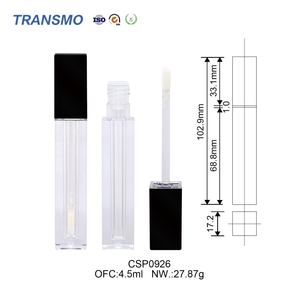 Tube de brillant à lèvres personnalisé, tube de brillant à lèvres de Noël, tubes de brillant à lèvres carrés blancs, impression d'écran, bouteilles en plastique - Product Image 2