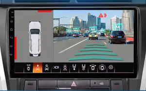 Smartour 4K AHD 1080p 4 Side AI Car 360 Cámara Bird View System 3D Surround View Driving Recorder HD Car Camera