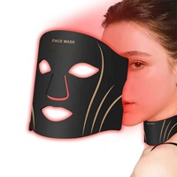 Masque LED à lumière rouge en gros d'usine, sept couleurs, masque facial à lumière rouge, masque photonique tendance pour femmes, appareil de masque à lumière rouge